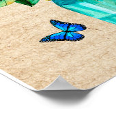 Personalisiert zu meiner Tochter Liebe von Mama Bu Poster (Ecke)