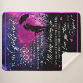 Personalisiert zu meiner wunderbaren Freundin aus Sherpadecke (Vorderseite (Horizontal))