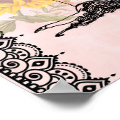 Personalisiert zu meiner wunderschönen Tante Sonne Poster (Ecke)