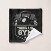 Personalisiert Zuhause GYM Kettlebell Fitness Trai Badhandtuch Set (Waschlappen)