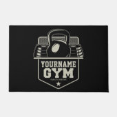 Personalisiert Zuhause GYM Kettlebell Fitness Trai Fußmatte (Vorderseite)