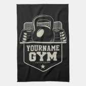 Personalisiert Zuhause GYM Kettlebell Fitness Trai Geschirrtuch (Vertikal)