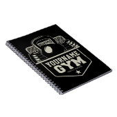 Personalisiert Zuhause GYM Kettlebell Fitness Trai Notizblock (Rechte Seite)