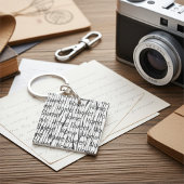 Personalisiert Zuhause Sweet Zuhause Line Art Schlüsselanhänger