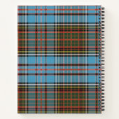 Personalisiert Zuhause Sweet Zuhause Tartan Anders Notizblock (Rückseite)