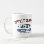 Personalisiert zum besten Vater der Welt Kaffeetasse (Links)