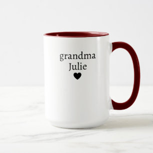 Personalisiert zur Oma befördert Tasse