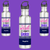 Personalisiert zurück in die vierte Klasse Edelstahlflasche