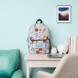 Personalisiert zurück zum Schulrucksack für Kinder Bedruckter Rucksack