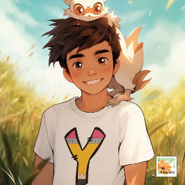 Personalisiert zurück zur Schule Alphabet Y T-Shirt