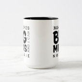 Personalisiert zwei Tone große Tasse (Mittel)
