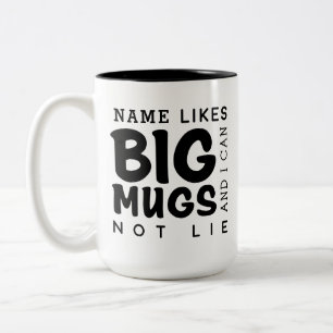 Personalisiert zwei Tone große Tasse
