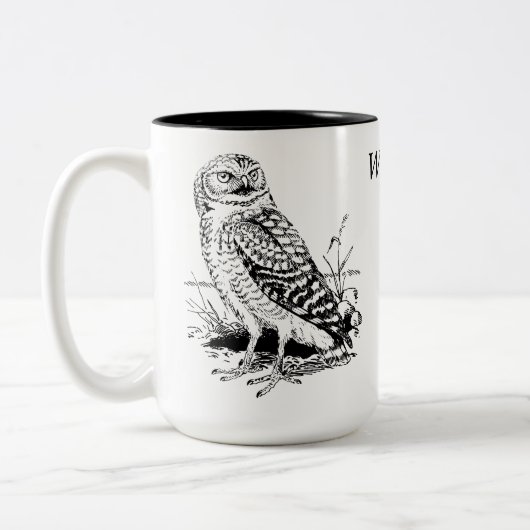 Personalisiert Zweifarbige Tasse (Links)