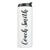 Personalisierte 10-Button-Bowling-Lane-Button Pfei Thermosbecher (Nach links gedreht)