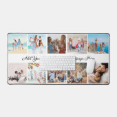 Personalisierte 10-Foto Collage Desk Mat Schreibtischunterlage (Tastatur & Maus)