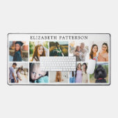 Personalisierte 10-Foto Collage Picture Desk Mat Schreibtischunterlage (Tastatur & Maus)