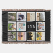 Personalisierte 11-Foto-Collage Decke (Vorderseite)