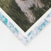 Personalisierte 11-Foto-Collage Fleecedecke (Ecke)