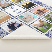 Personalisierte 11-Foto-Collage Sherpadecke (3/4)