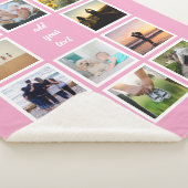 Personalisierte 11-Foto-Collage Sherpadecke (3/4)