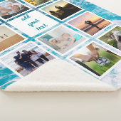 Personalisierte 11-Foto-Collage Sherpadecke (3/4)