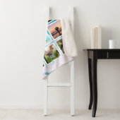 Personalisierte 11-Foto-Collage Sherpadecke (Beispiel)