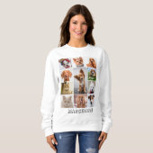 Personalisierte 11-Tier-Foto-Collage Sweatshirt (Vorne ganz)