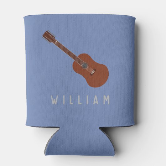 Personalisierte 12-String Gitarre kann abkühlen Dosenkühler (Rückseite)