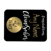 personalisierte 12-Stufen-Erholung-benutzerdefinie Magnet (Horizontal)