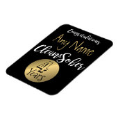 personalisierte 12-Stufen-Erholung-benutzerdefinie Magnet (Linke Seite)