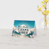 Personalisierte 12-Stufen-Karte Karte (Gelbe Blume)