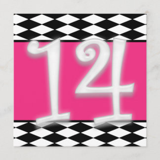 Personalisierte 14. Geburtstags-Einladung Einladung