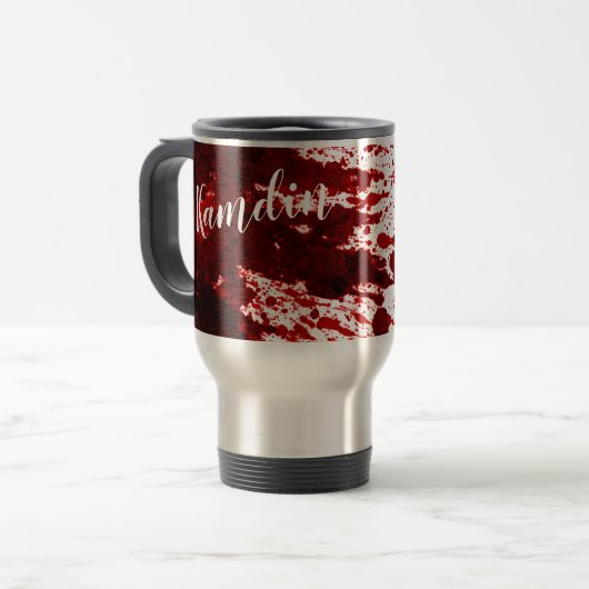 Personalisierte 15-Unzen-Kaffee-Tasse Blutzucker S Reisebecher (Vorderseite Links)