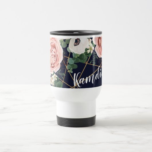 Personalisierte 15 Unzen Kaffee Tasse Geometric Na (Mittel)