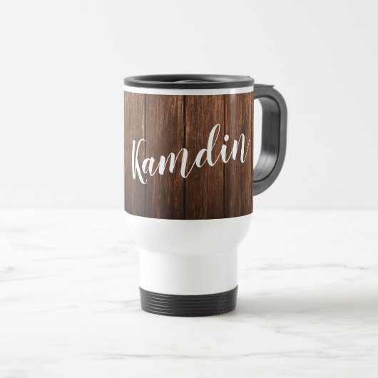 Personalisierte 15 Unzen Kaffee Tasse Stallholz La (VorderseiteRechts)