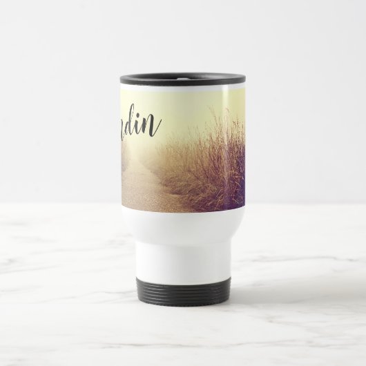 Personalisierte 15 Unzen Kaffee Tasse Sunrise Path (Mittel)