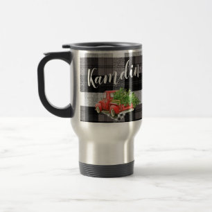 Personalisierte 15 Unzen Kaffee Tasse XMAS Truck B