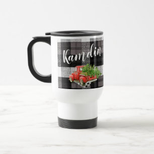 Personalisierte 15 Unzen Kaffee Tasse XMAS Truck B