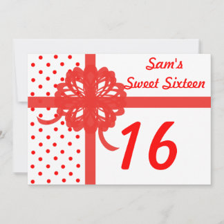 Personalisierte 16 . Geburtstag-Einladung - indivi Einladung