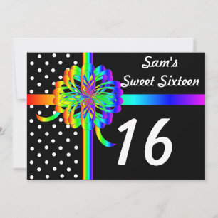 Personalisierte 16 . Geburtstag-Einladung - kunden Einladung