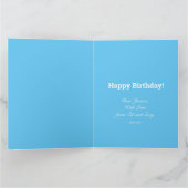 Personalisierte 18. Geburtstagskarte Karte (Innenseite)