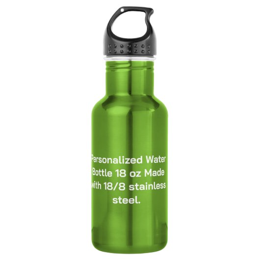 Personalisierte 18 oz edelstahlflasche (Vorderseite)