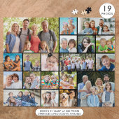 Personalisierte 19-Bild-Collage - benutzerdefinier Puzzle