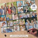 Personalisierte 19-Bild-Collage - benutzerdefinier Puzzle<br><div class="desc">Erstellen Sie ein Foto-Memory-Puzzle, indem Sie diese leicht hochzuladende Collage-Vorlage für Fotos mit 19 Bildern in verschiedenen Formen und Größen verwenden. Rätsel machen ein bedeutendes, unvergessliches Geschenk und eine Aktivität für Ihre Familie und Großeltern oder um einen besondere Anlass oder eine Fotografie zu feiern oder zu gedenken, um die Erinnerungen...</div>
