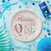 Personalisierte 1. Geburtstagspapier-Teller Pappteller (Party)