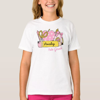 Personalisierte 1. Klasse Schule T-Shirt