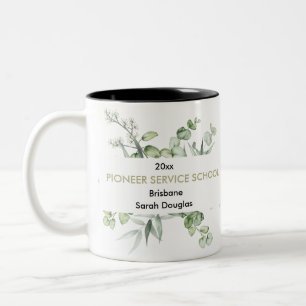 Personalisierte 2025 JW-Pionierdienstschule Zweifarbige Tasse