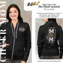 Personalisierte 2027 Senior Cheer Mom
