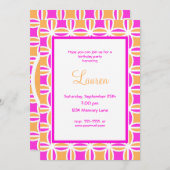 Personalisierte 21. Geburtstagseinladung Einladung (Vorne/Hinten)