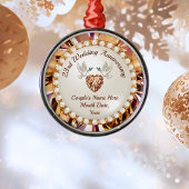 Personalisierte, 23-jährige Hochzeitsfeier Ornament Aus Metall